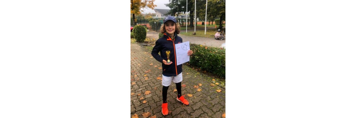 Theo Ditz Bezirksmeister in der U10  - 